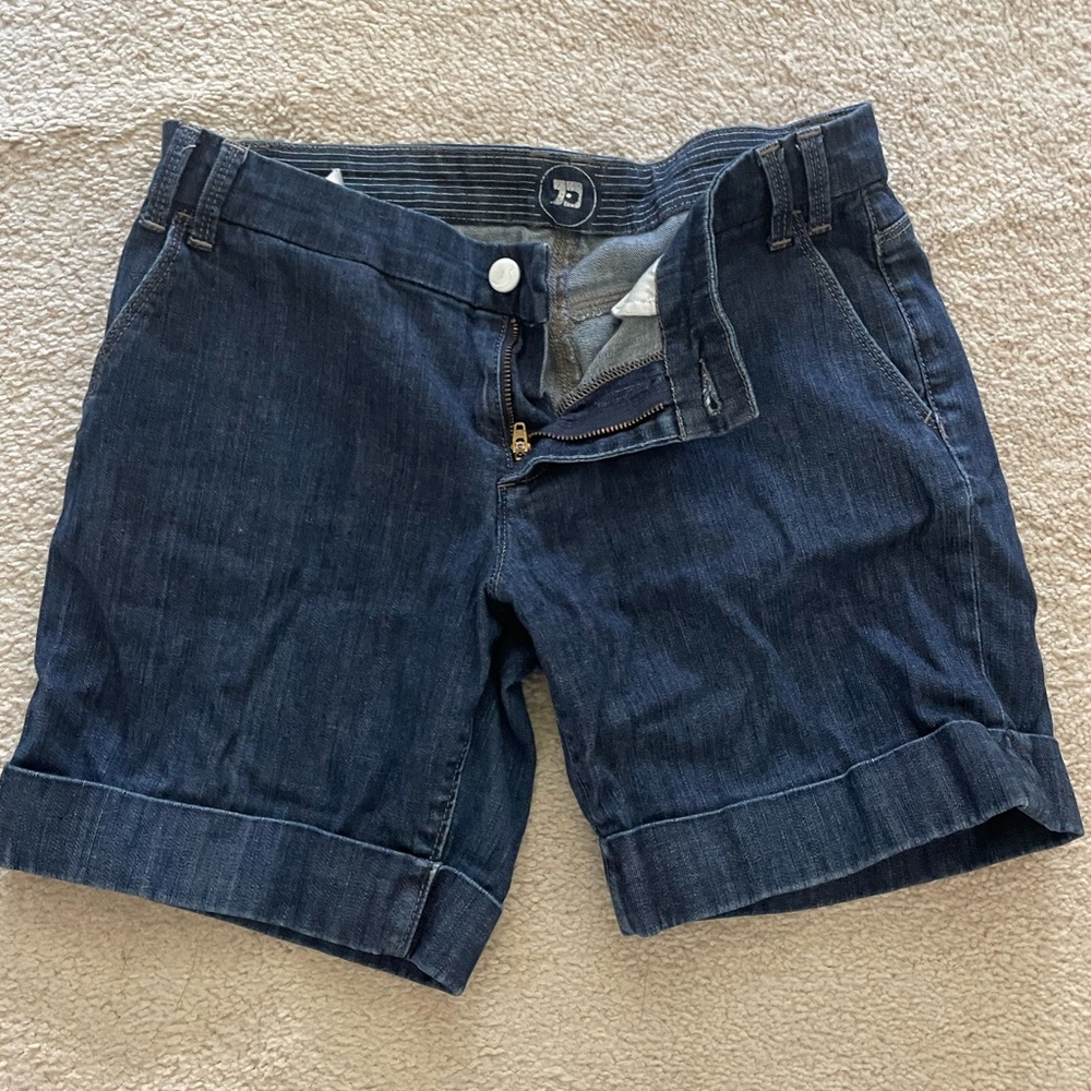 Joe’s 8” roll cuff Bermuda denim shorts